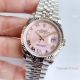 EWF Replica Rolex Oyster Perpetual Datejust Watch Pink Dial with VI IX Diamond (3)_th.jpg